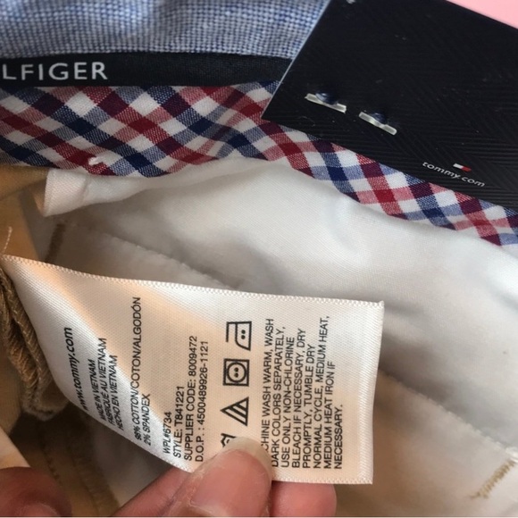 NWT Tommy Hilfiger khaki pants size 10 - Picture 6 of 8
